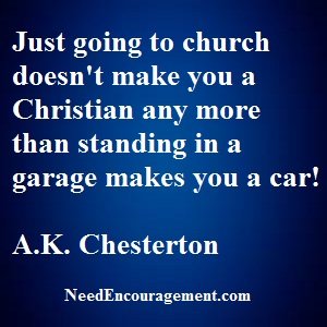 Can Church Attendance Get anyone Into Heaven? NeedEncouragement.com
