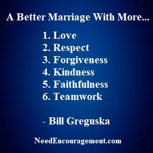 Learn how you can improve your marriage!