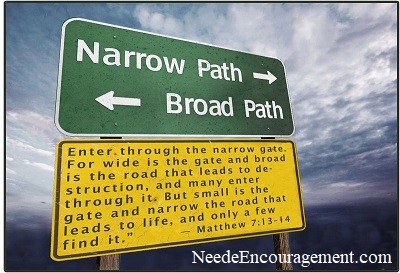 Narrow path or broad path?