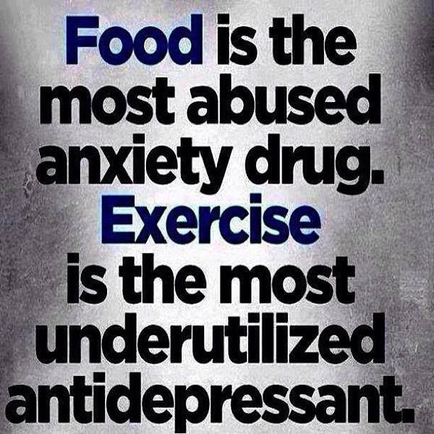 Food is the most abused anxiety drug!