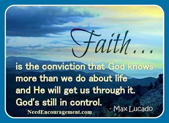 Do you have faith in God?