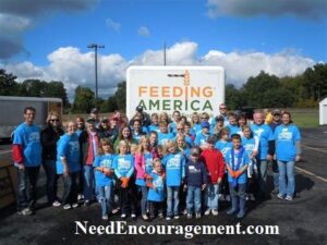 Free food! Feeding America Volunteers! NeedEncouragement.com