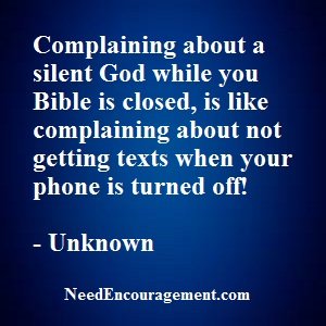 What Does The Bible Say To You? NeedEncouragement.com