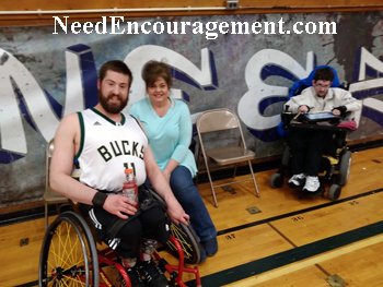 Wheelchair basketball!