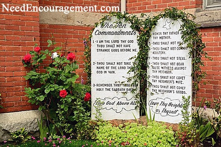 Ten Commandments  NeedEncouragement.com